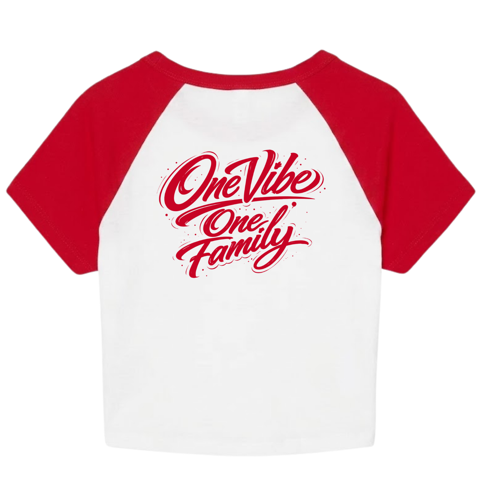 Crop Top T-shirt - One Vibe Family