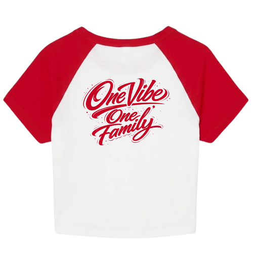 Crop Top T-shirt - One Vibe Family