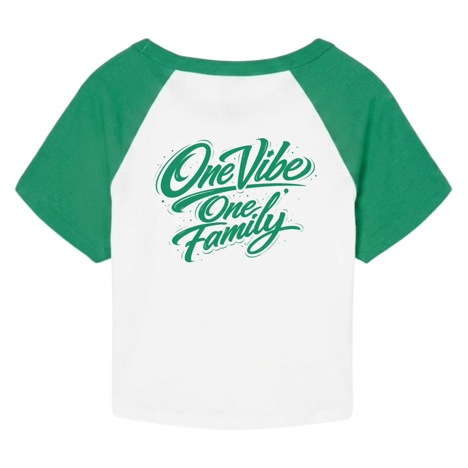 Crop Top T-shirt - One Vibe Family