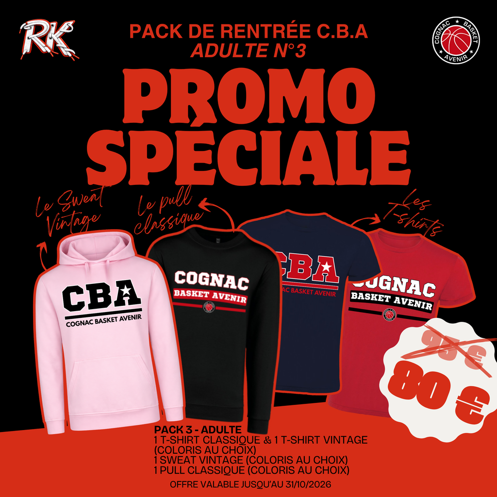 Pack C.B.A Adulte n°3