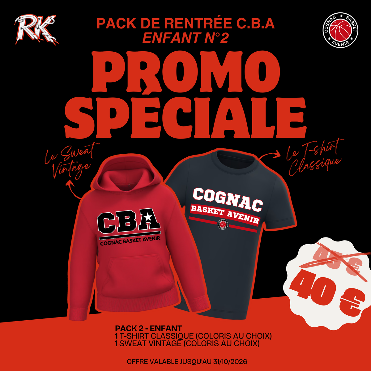 Pack C.B.A Enfant n°2