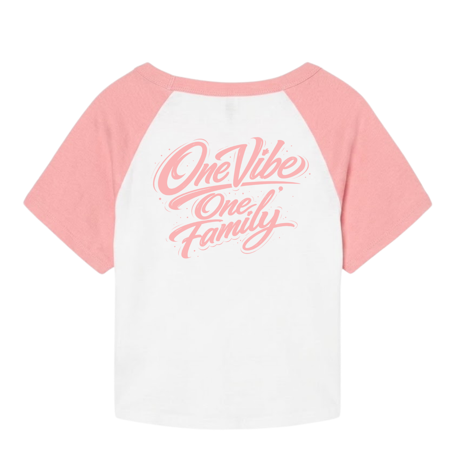Crop Top T-shirt - One Vibe Family