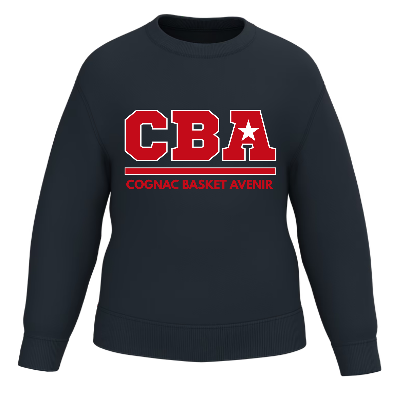 Pull col rond CBA Vintage - Enfant