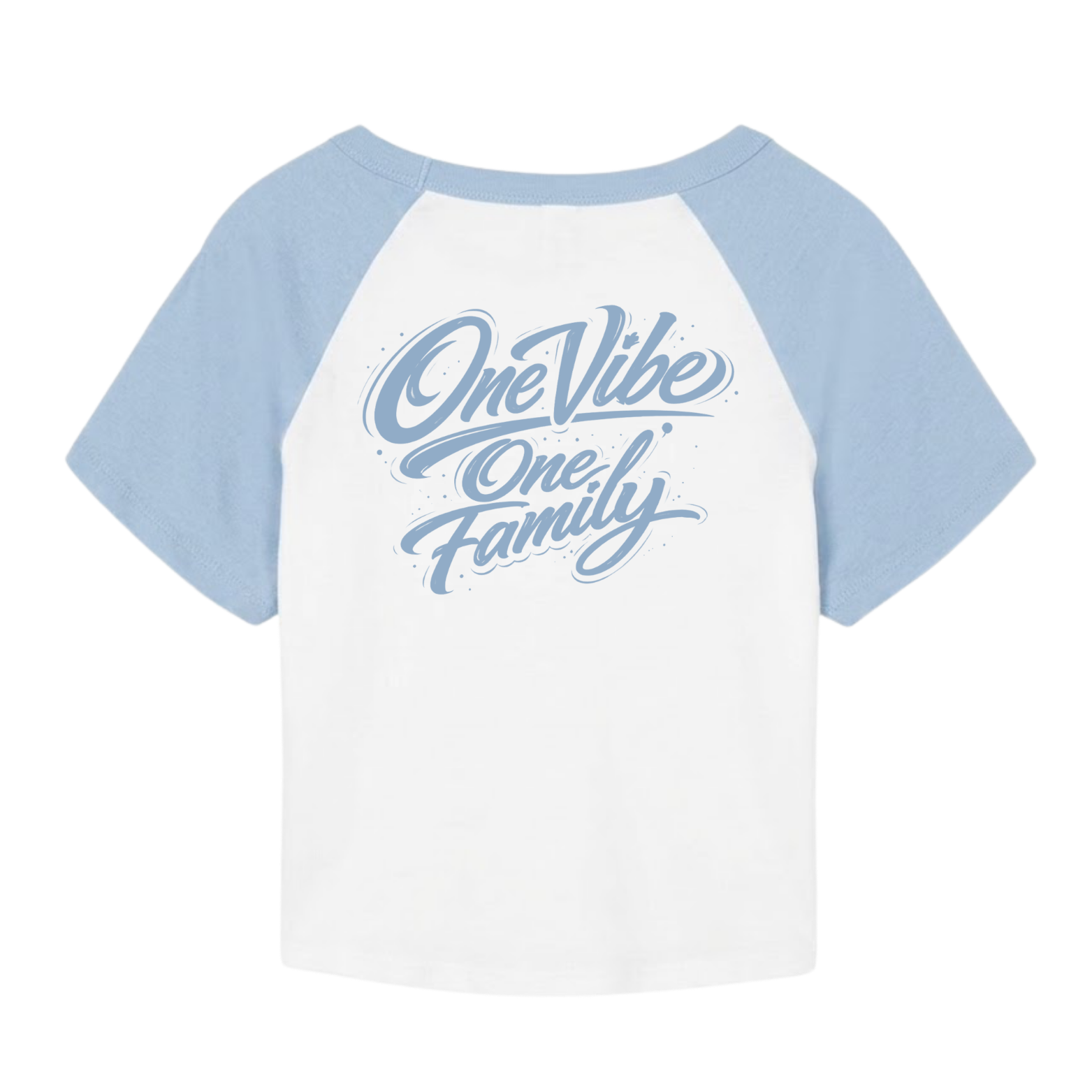 Crop Top T-shirt - One Vibe Family