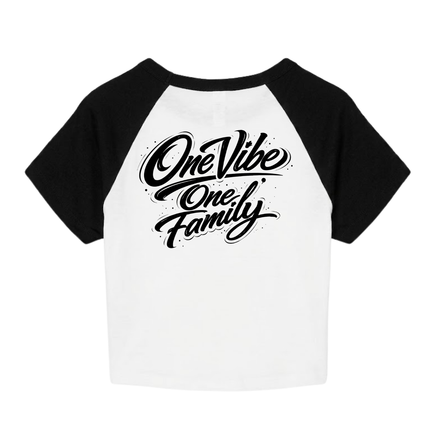 Crop Top T-shirt - One Vibe Family