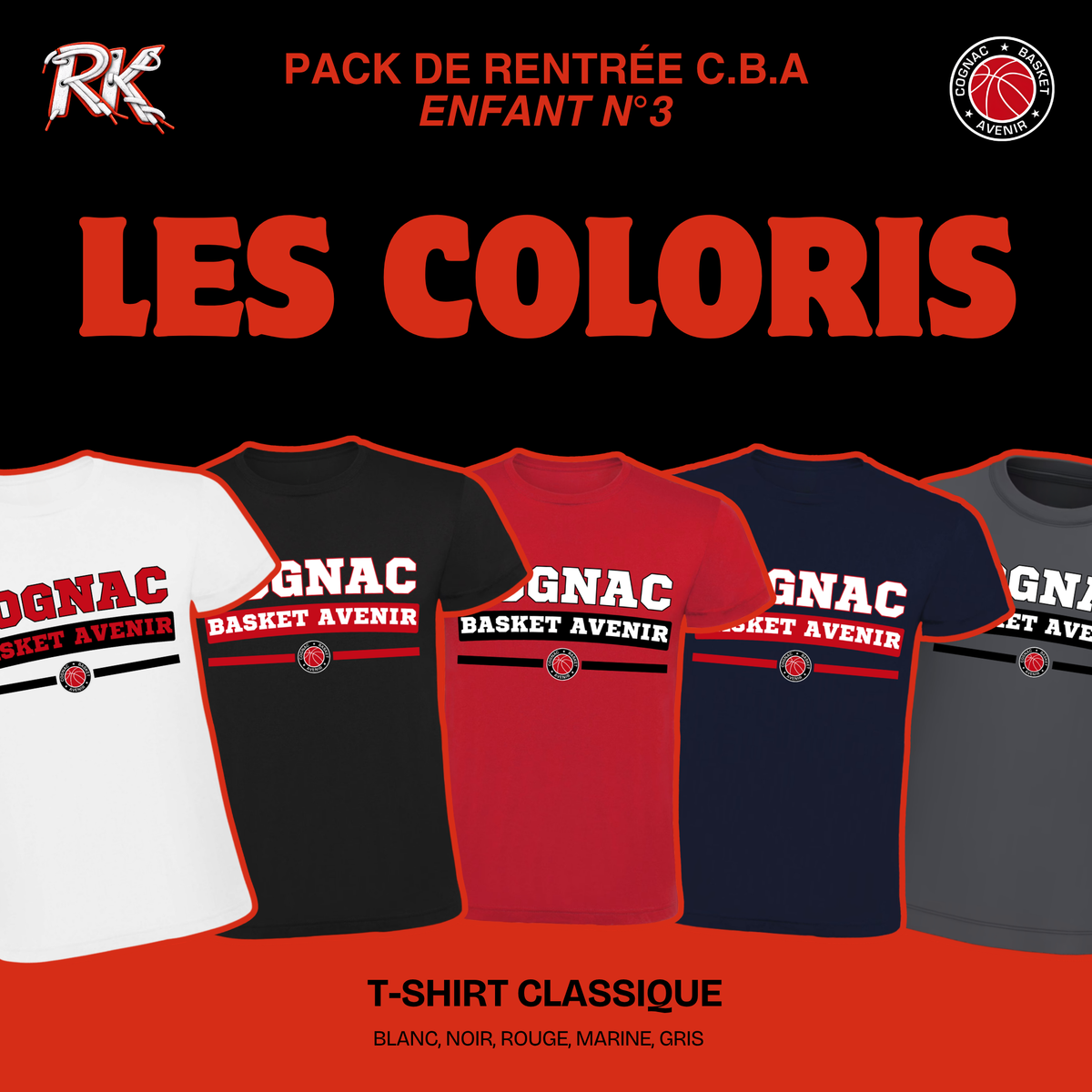 Pack C.B.A Enfant n°3