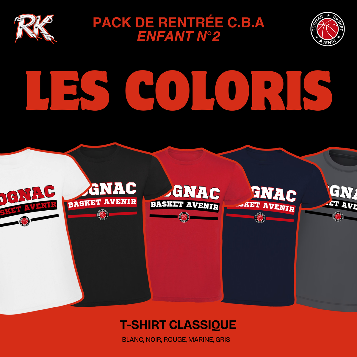Pack C.B.A Enfant n°2