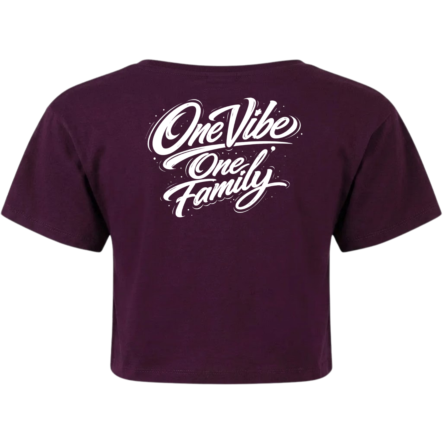Crop-Top à manches courtes - One Vibe Family