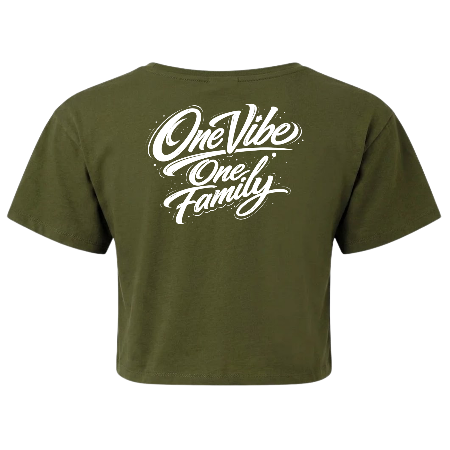 Crop-Top à manches courtes - One Vibe Family