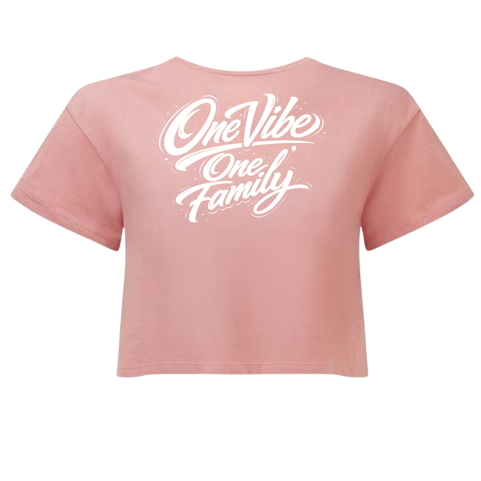 Crop-Top à manches courtes - One Vibe Family