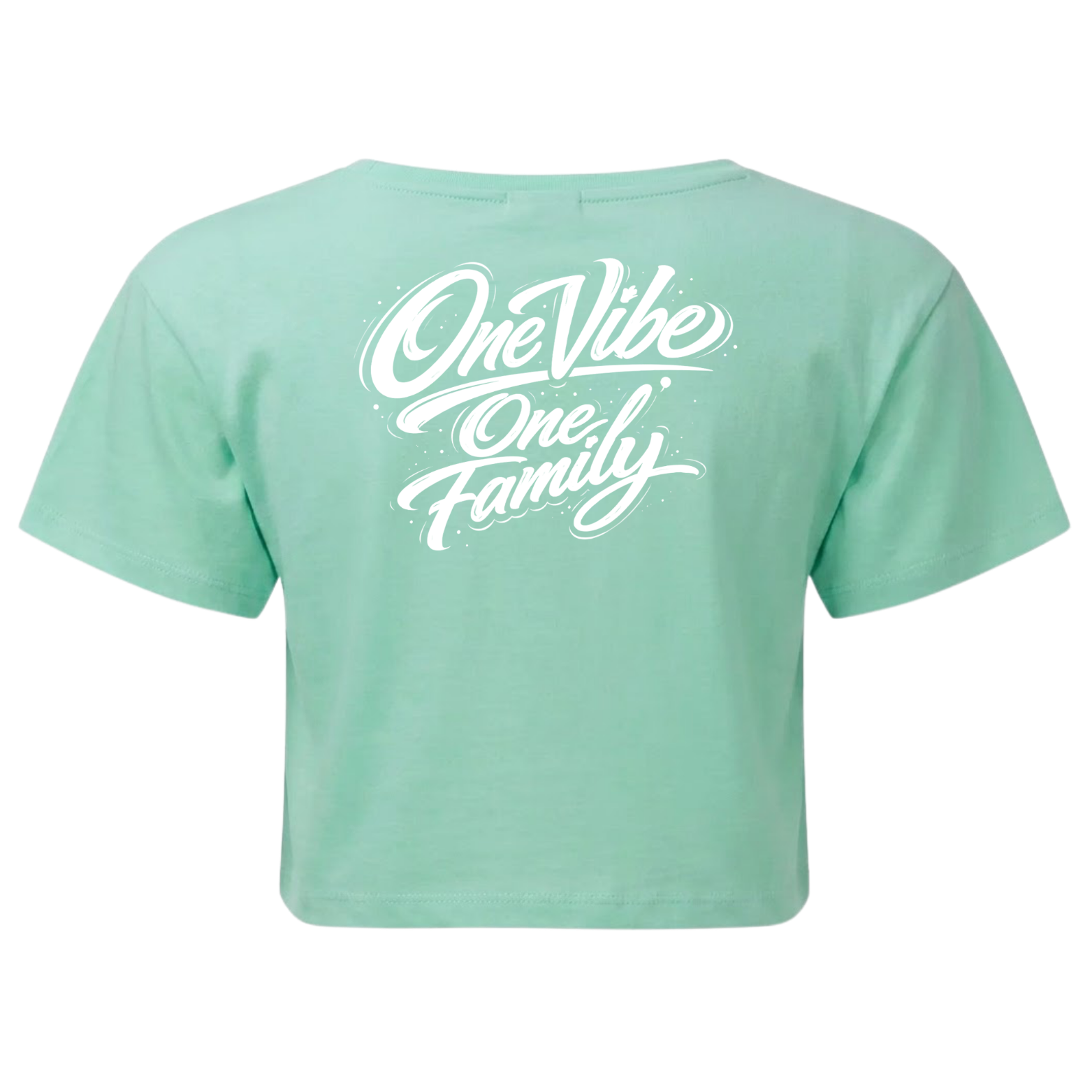 Crop-Top à manches courtes - One Vibe Family