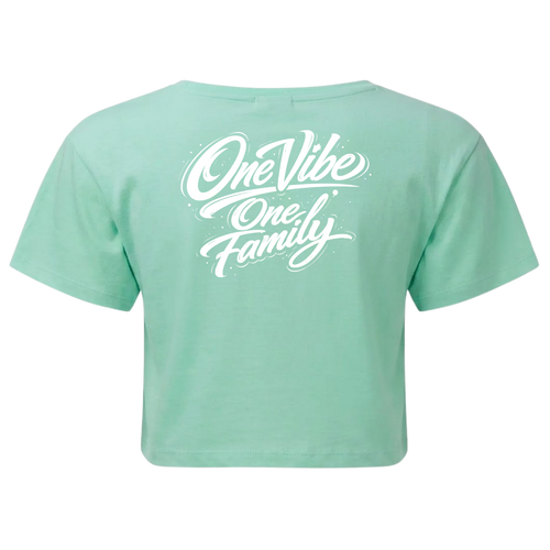 Crop-Top à manches courtes - One Vibe Family