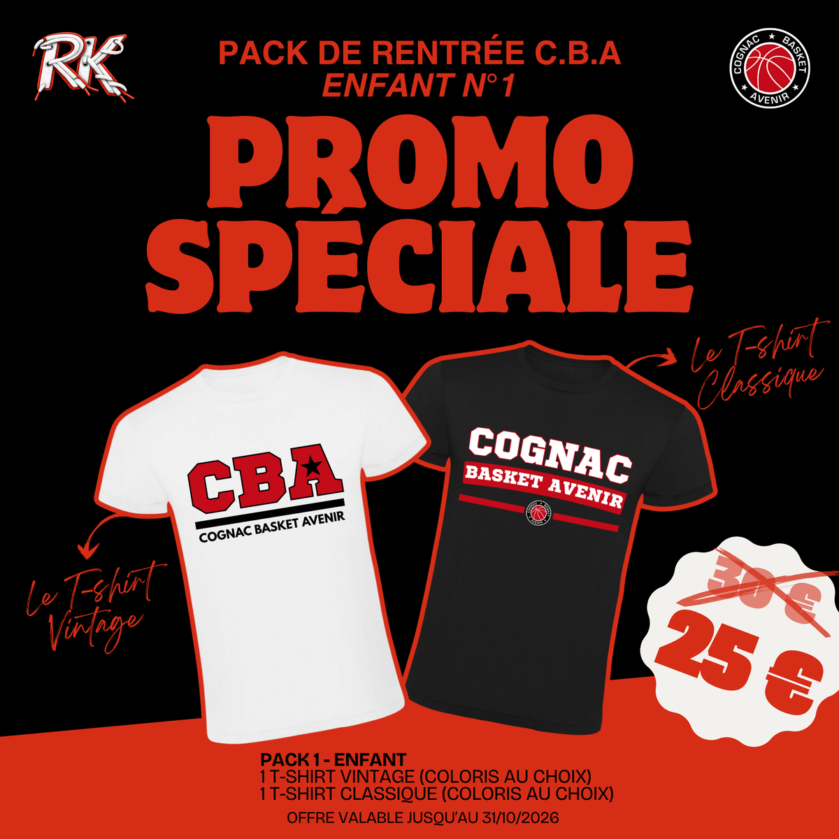 Pack C.B.A Enfant n°1