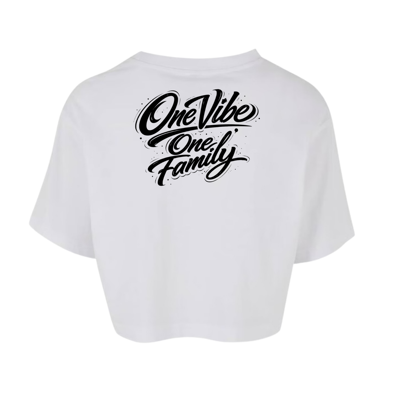 Crop-Top à manches courtes - One Vibe Family