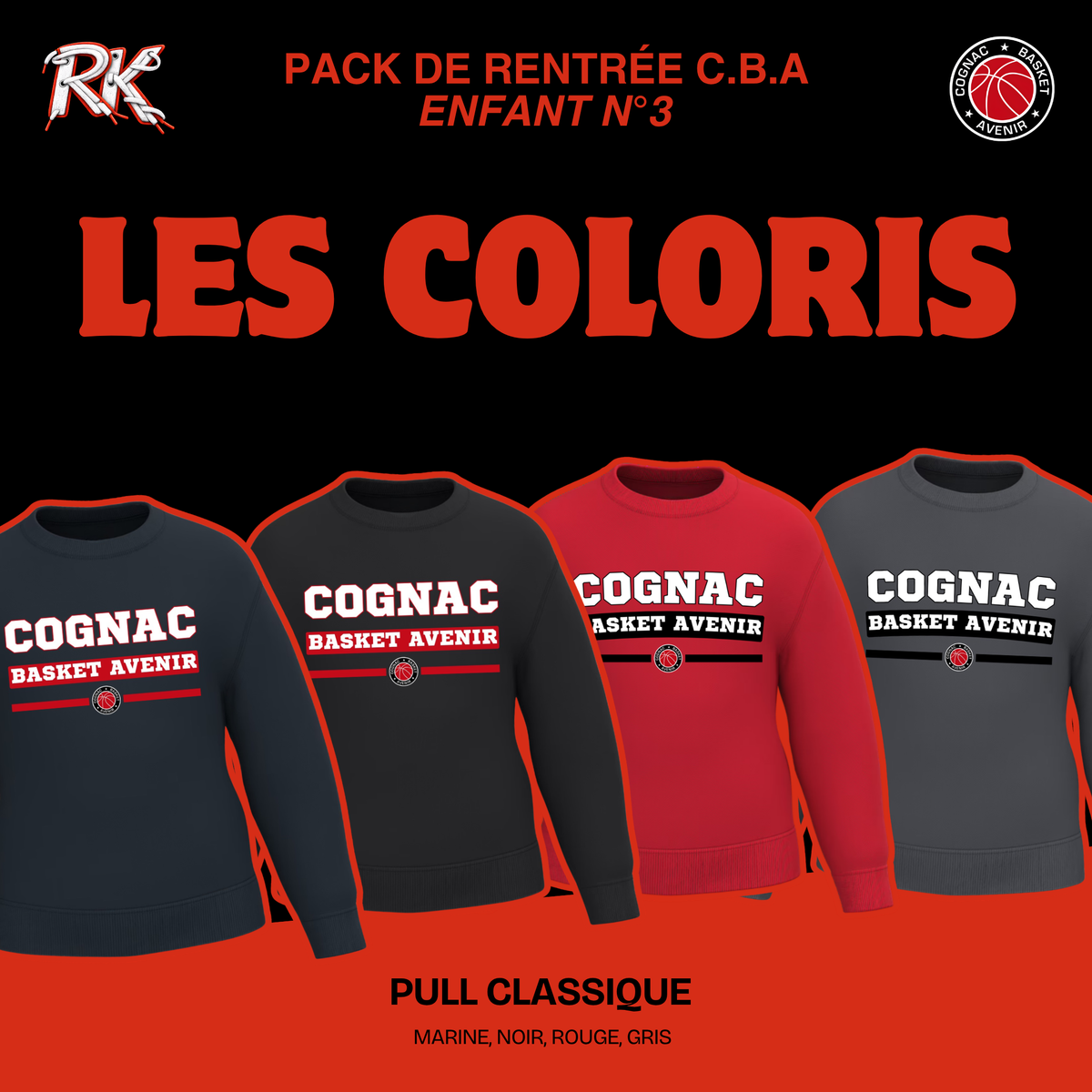 Pack C.B.A Enfant n°3