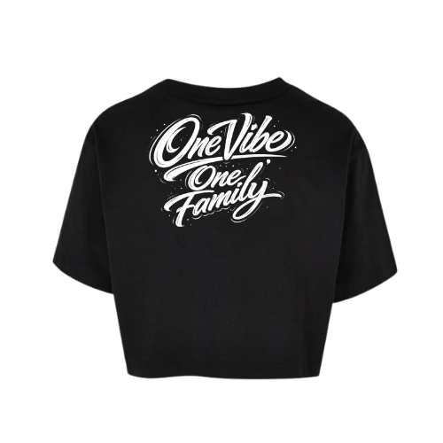 Crop-Top à manches courtes - One Vibe Family